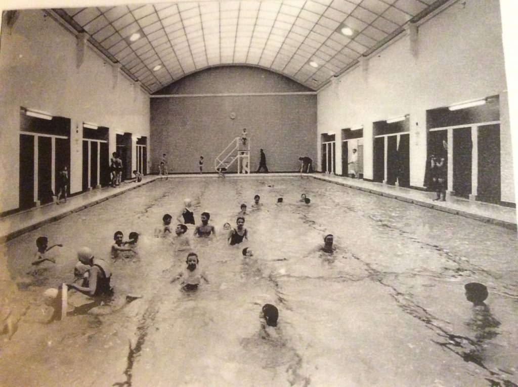 Photo of children swimming