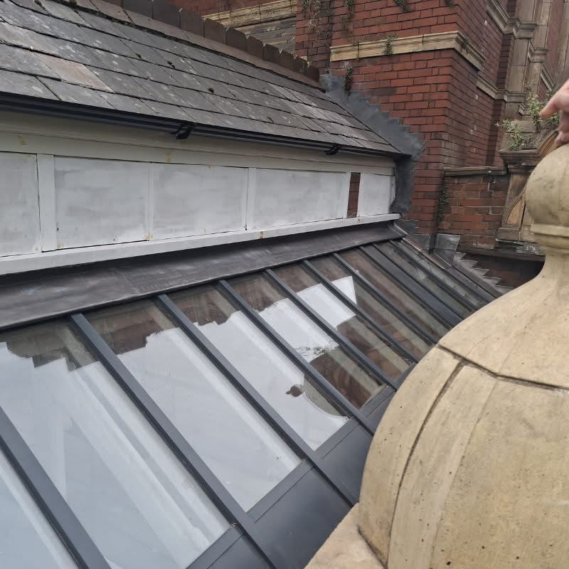 Photo of new roof glazing